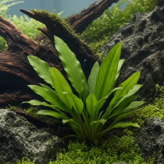 Editorial underwater photograph of Banana plant.