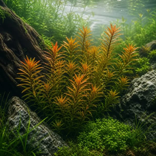 Editorial underwater photograph of Water hedge.