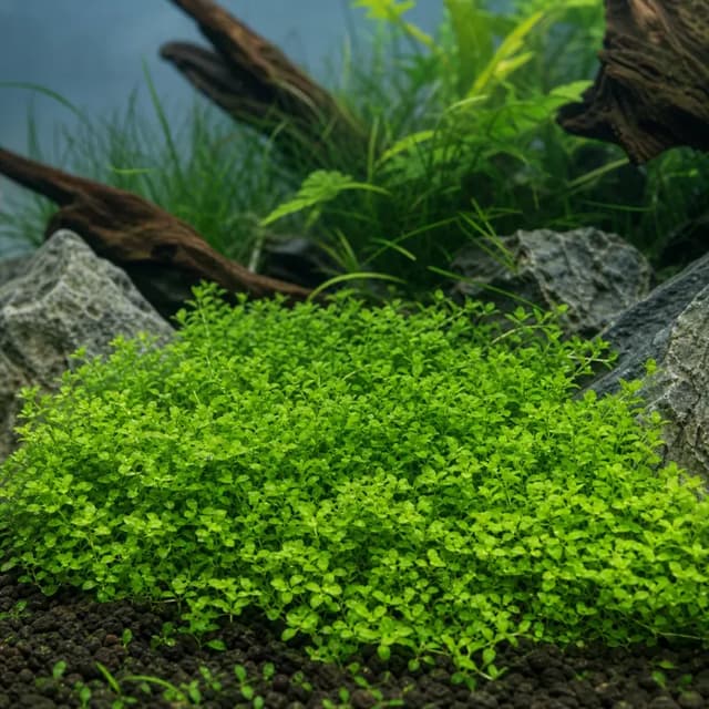 Editorial underwater photograph of Glossostigma.